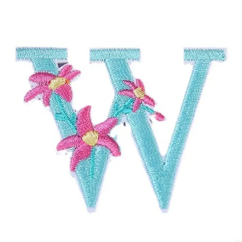 

Creative Embroidered Letter Patches for Customizing Apparel with Heat Presses or Stitching Method Y08E