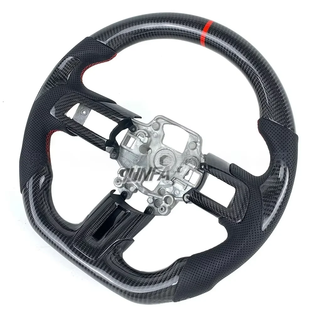 

2018-2023 for Ford Mustang Carbon Fiber Steering Wheel Vehicle Specific Car Steering Wheel
