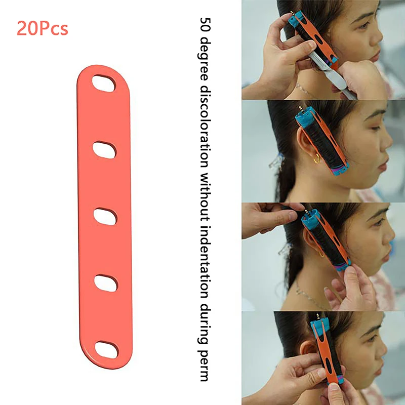 20 Stück Friseur Perm Band Haar Dauerwelle Stangen Haar rollen Kalt wellens tangen mit elastischen Gummiband profession elle Styling-Werkzeuge