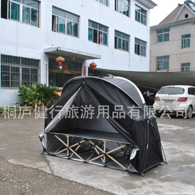 Single Outdoor Camping Cycling Storage Room Tent 1person Carport Anti-tear 210D Oxford Silver Coated Portable Waterproof