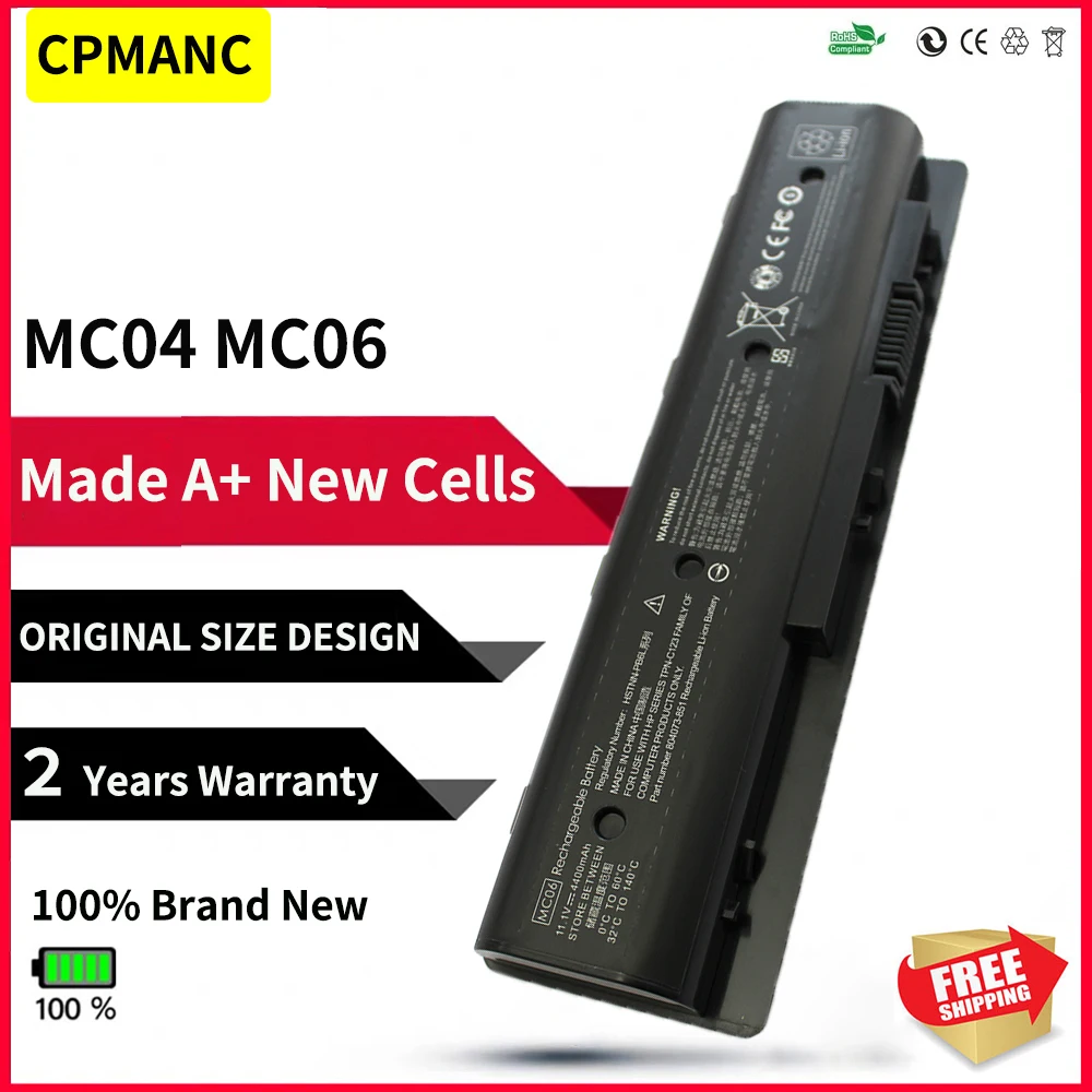 CPMNC MC06 MC04 Batterie D'ordinateur Portable Pour HP ENVY 17t-n100 m7-n011dx 17t-n000 m7-n109dx HSTNN-PB6L HSTNN-PB6R 806953-851 6 Cellules