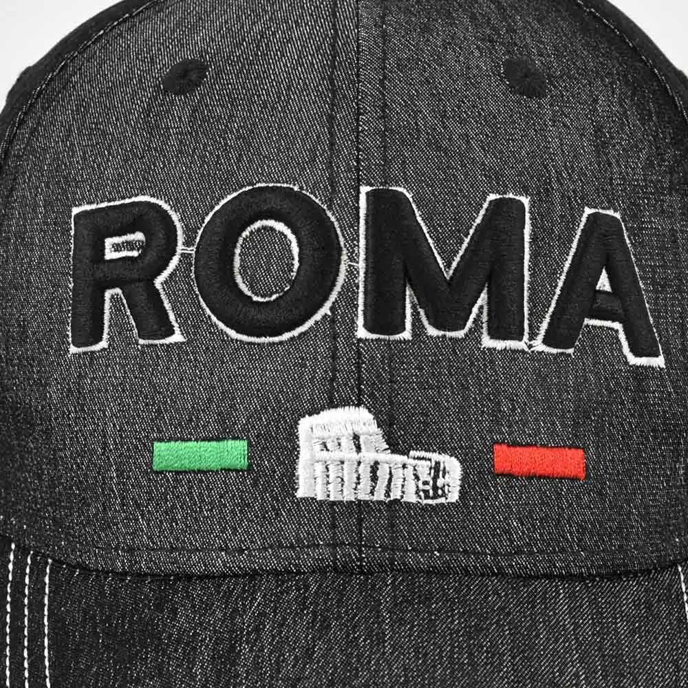 2023 Men Women Letter ROMA Embroidery Baseball Cap Vintage Cotton Adjustable Snapback Breathable Mael Outdoors Fashion Solid Hat