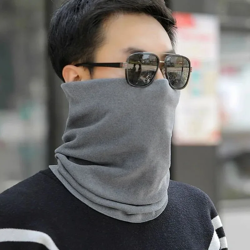 

Winter velvet warm neck protection men's and women's fake collars cycling cold proof and warm double-sided German velvet