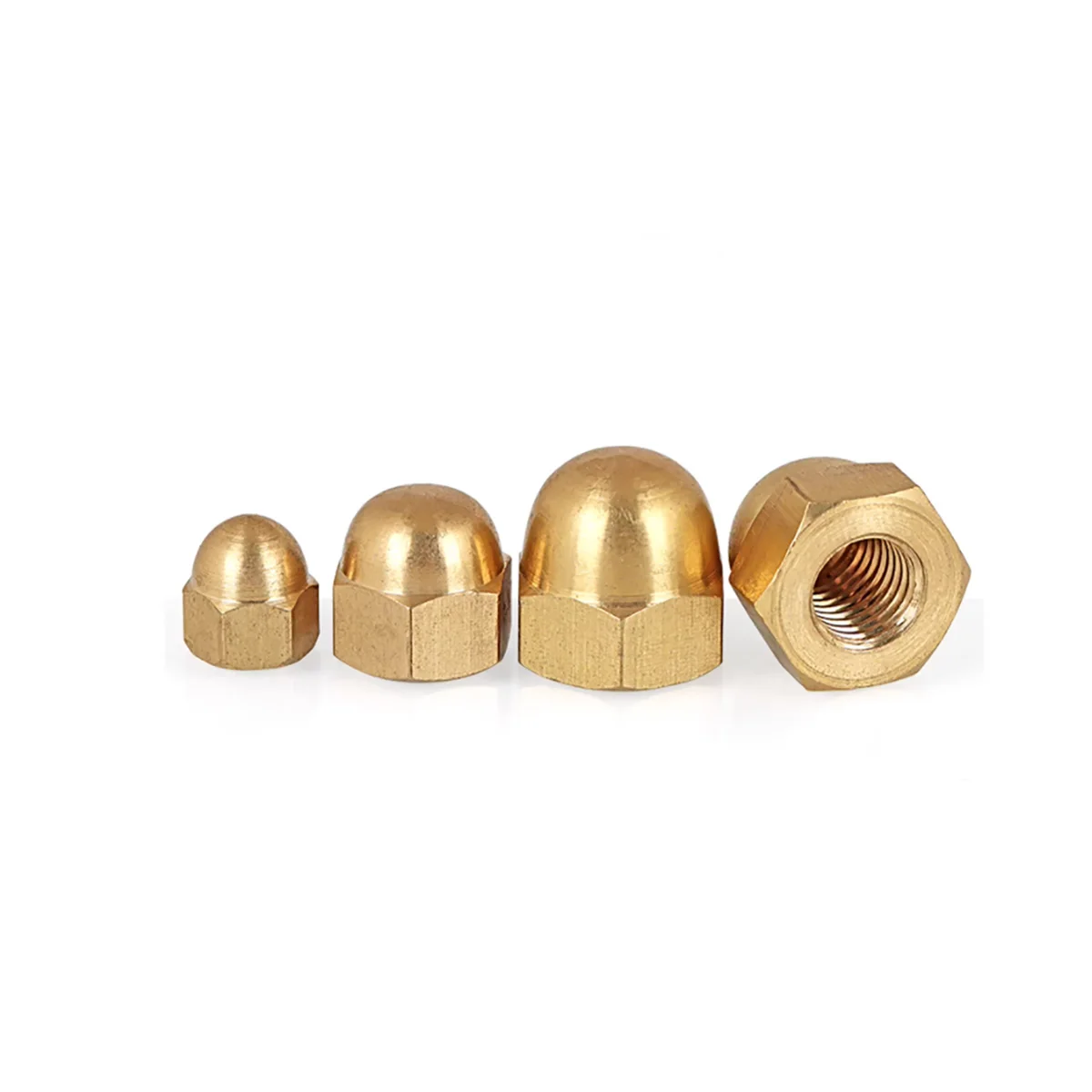 

Brass Hexagonal Nut Dome Decorative Cover M3-M16