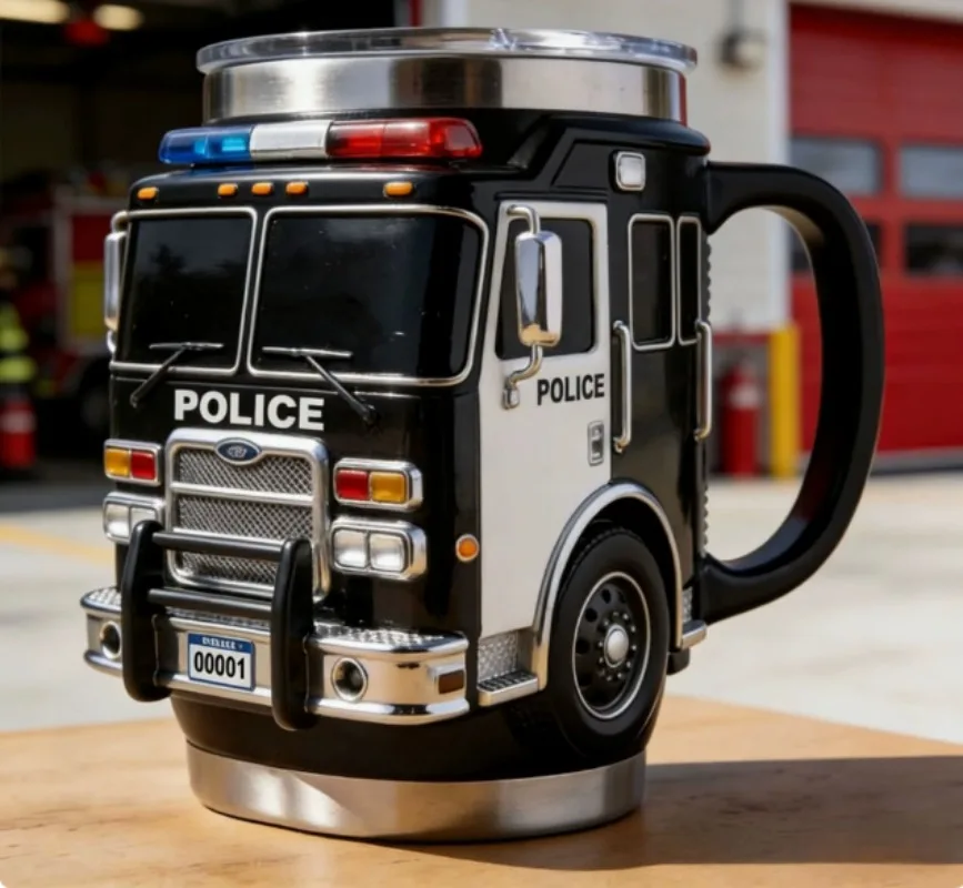 

Кружка для кофе 3D «Пожарная машина» — креативный дизайн спасательной машины, детская чашка, идеальный подарок для любителей пожарных и детей