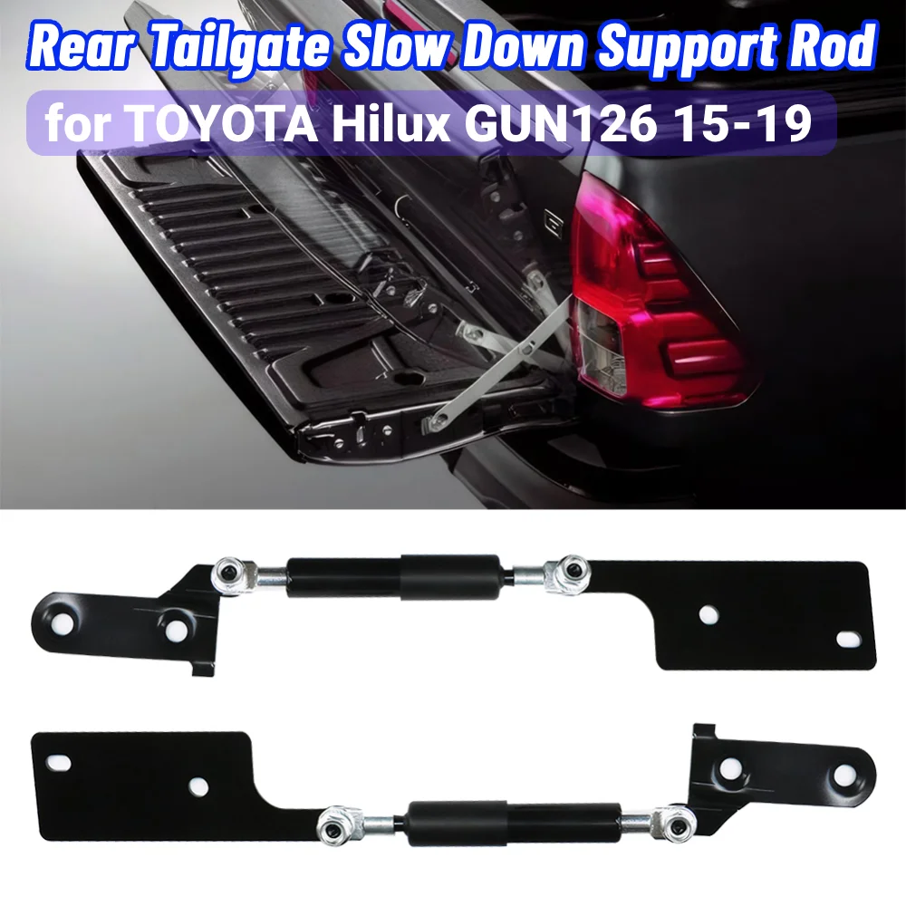 Tailgate Assist Shock Struts Lift รองรับด้านหลัง Tailgate Damper Assist Strut Shock สําหรับ Toyota Hilux GUN125 Revo GUN126 2015-2019