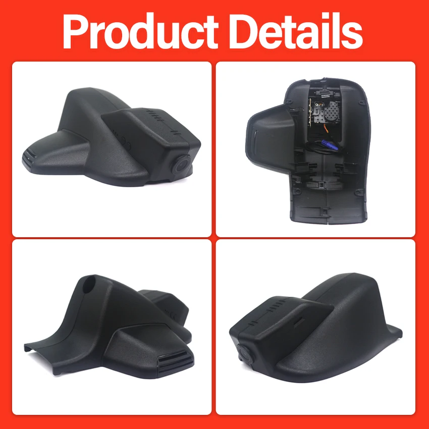 Dash Cam For Jeep Compass (2nd Gen) 2018 2019 2020 2021 2022 2023, Car Camera 4K 2160P WIFI Connection APP Control,Dashcam