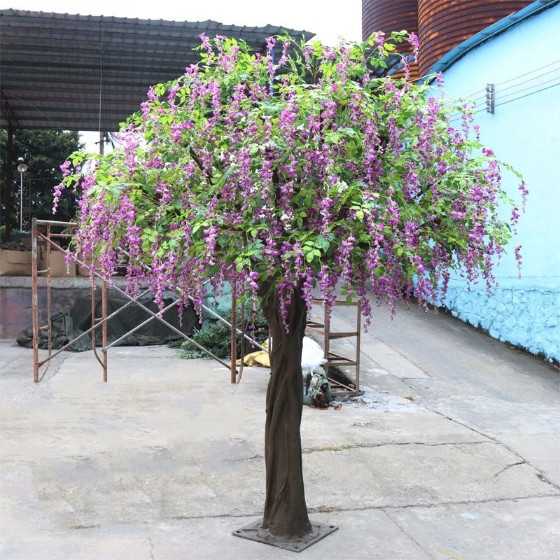 Lifelike Outdoor Landscaping Simulation Bean Blossom, Wedding Home Party Decoration