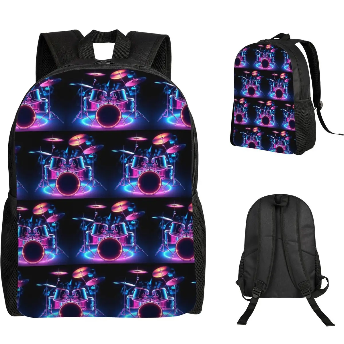 

Shelf Drum Electronic Drum Backpack Student Boys Girls BookBag School Bag Laptop Shoulder Bags