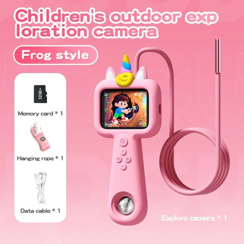Children's Mini Camera HD Children's Camera Student Party Children's Outdoor Exploration Camera