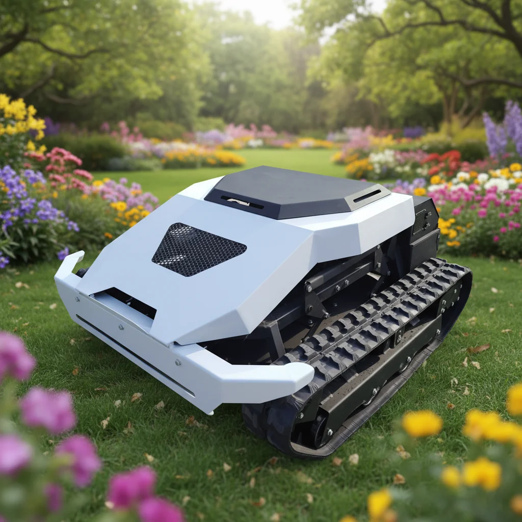 

Customize Compact Crawler Lawn Mower Easy Operation For Small And Medium Gardens