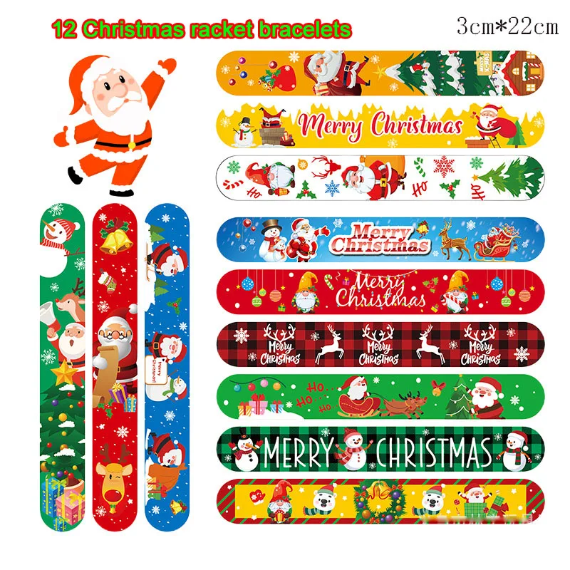 5000pcs/lot Christmas Party Clamping Band Bracelet Christmas Clamping Band New Year Student Gift Wrist Band Gift