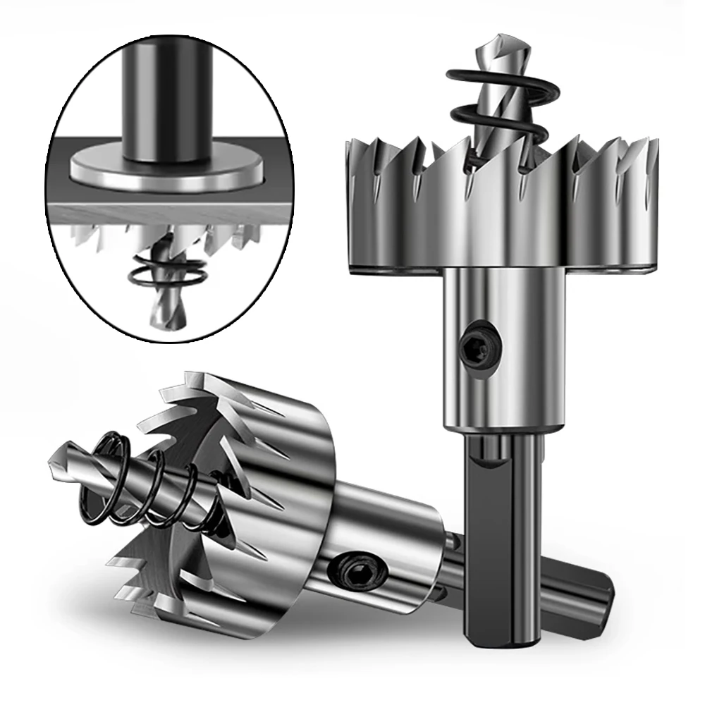 

Hole Saw Cutter Drill Bit Set Holesaw Core HSS Wood Soft Metal Sheet Plastic PVC Stainless Steel High Speed for Power Tool