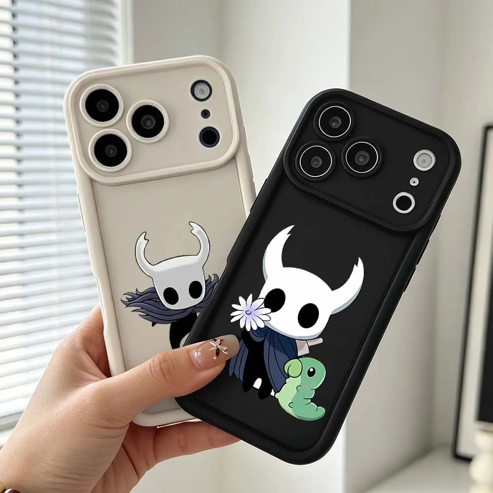 

Trend The-Hollow Knight For Apple iPhone 17 Air 16e 16 15 14 13 12 11 XS Pro Max Plus Eye Ladder Soft Cover Phone Case