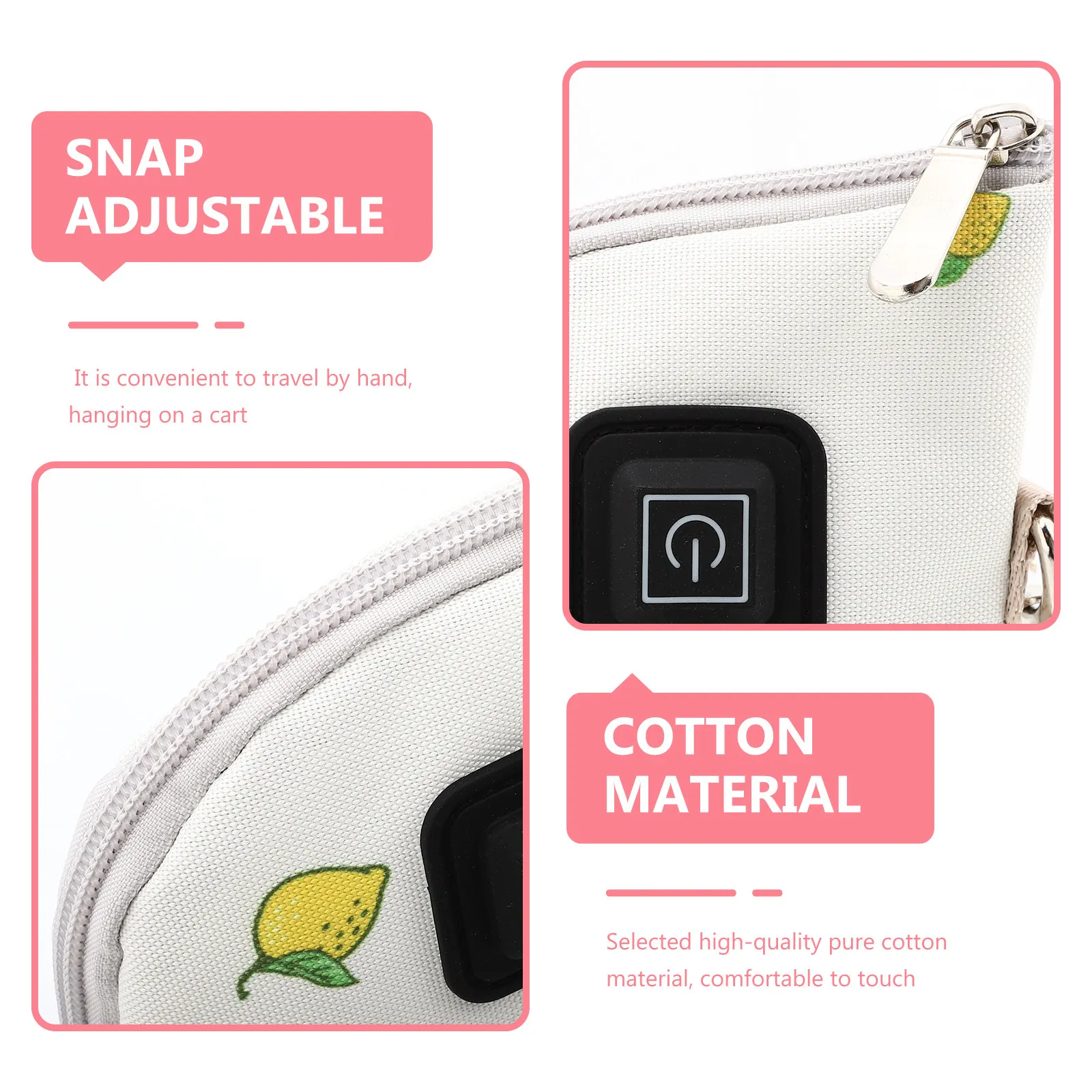 

Набор: термосумка для детских бутылочек с USB-зарядкой 5В, изолированный чехол для ночного кормления, автомобильный подогреватель для бутылочек, чехол для подогрева молока