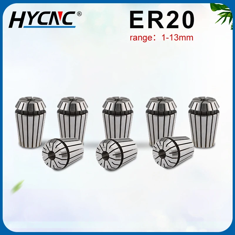 ER20 콜릿 척 CNC 척 공구 거치대, 기계 공구 조각 및 밀링 금속 가공 액세서리, ER 콜릿 1 개