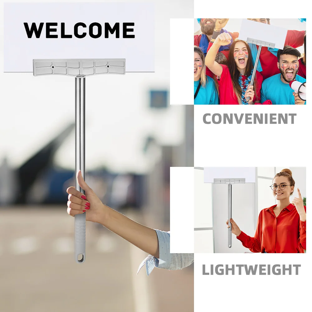 حامل محمول، عصا موكب خفيفة الوزن وقابلة للتعديل للانتخابات والمناسبات الرياضية والأنشطة الخارجية، علامة يدوية #6