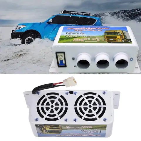 12/24V 휴대용 자동차 난방 소형 히터 3 구멍 500W-1000W 창 성에 제거기 서리 제거 장치