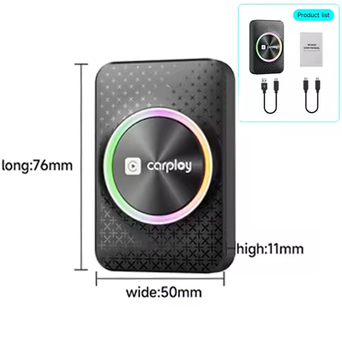 New CarPlay AI Box Android 12.0 Android Auto 4K HD 4+32G Wireless CarPlay Adapter wireless supports HDMI output RK3528 dual WiFi