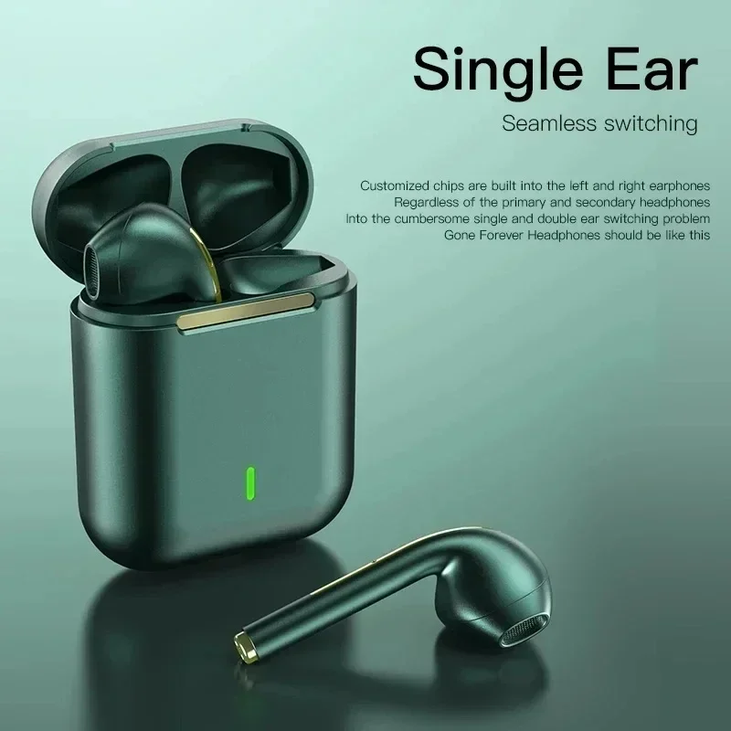 Original J18 Wireless Bluetooth Earphone 9D Noise Reduction Gaming Headphones With Microphone TWS Ear Buds Hands-Free Earbuds