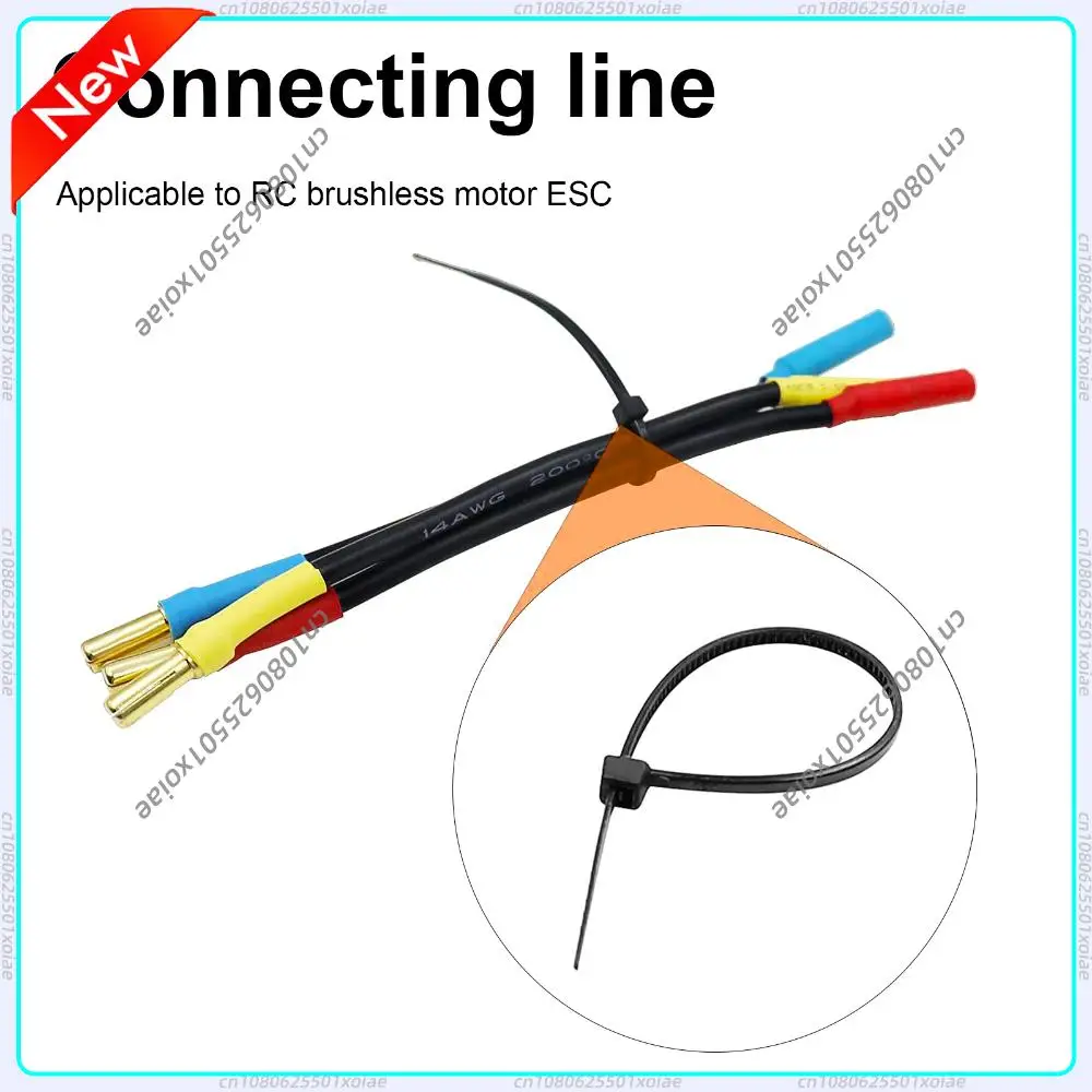 

Силиконовый удлинительный кабель 4 мм (штекер) - 3,5 мм (гнездо), 14AWG, 3 шт., с коннектором Slug для бесщеточных двигателей и ESC радиоуправляемых моделей