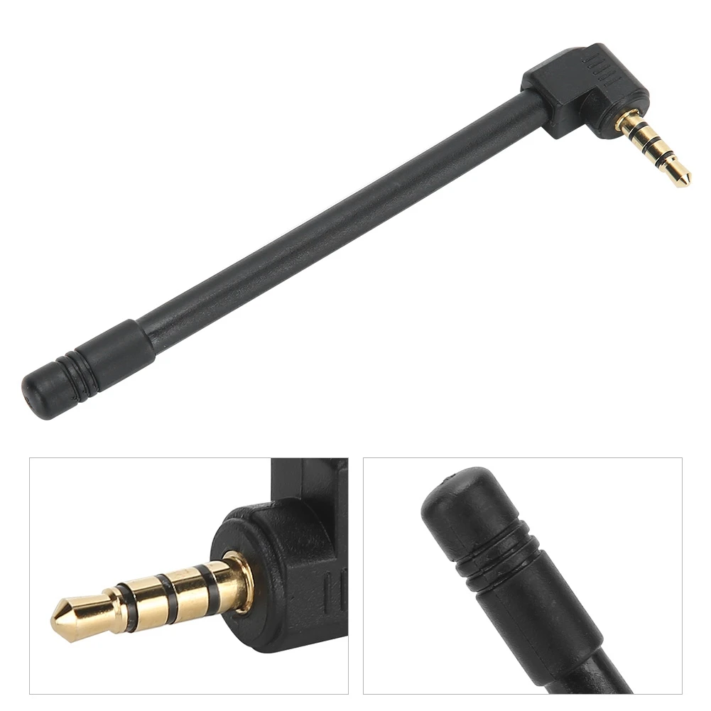 FM Radio Antenna External for Mini Speaker 3.5mm Right Angle Outdoor Audio Connector
