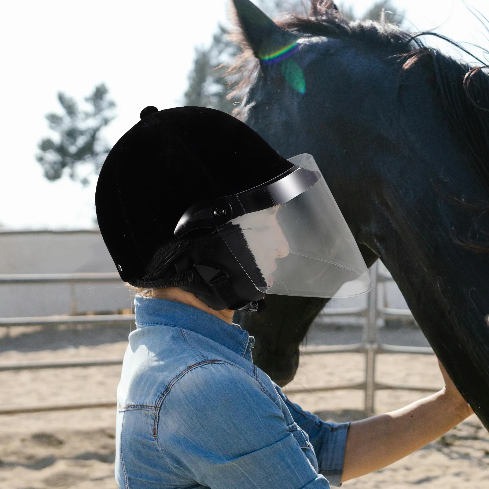 Equestrian For Men Women Breathable Lightweight Horse Riding Head Protection Safety Gear Cycling Equestrian Sports