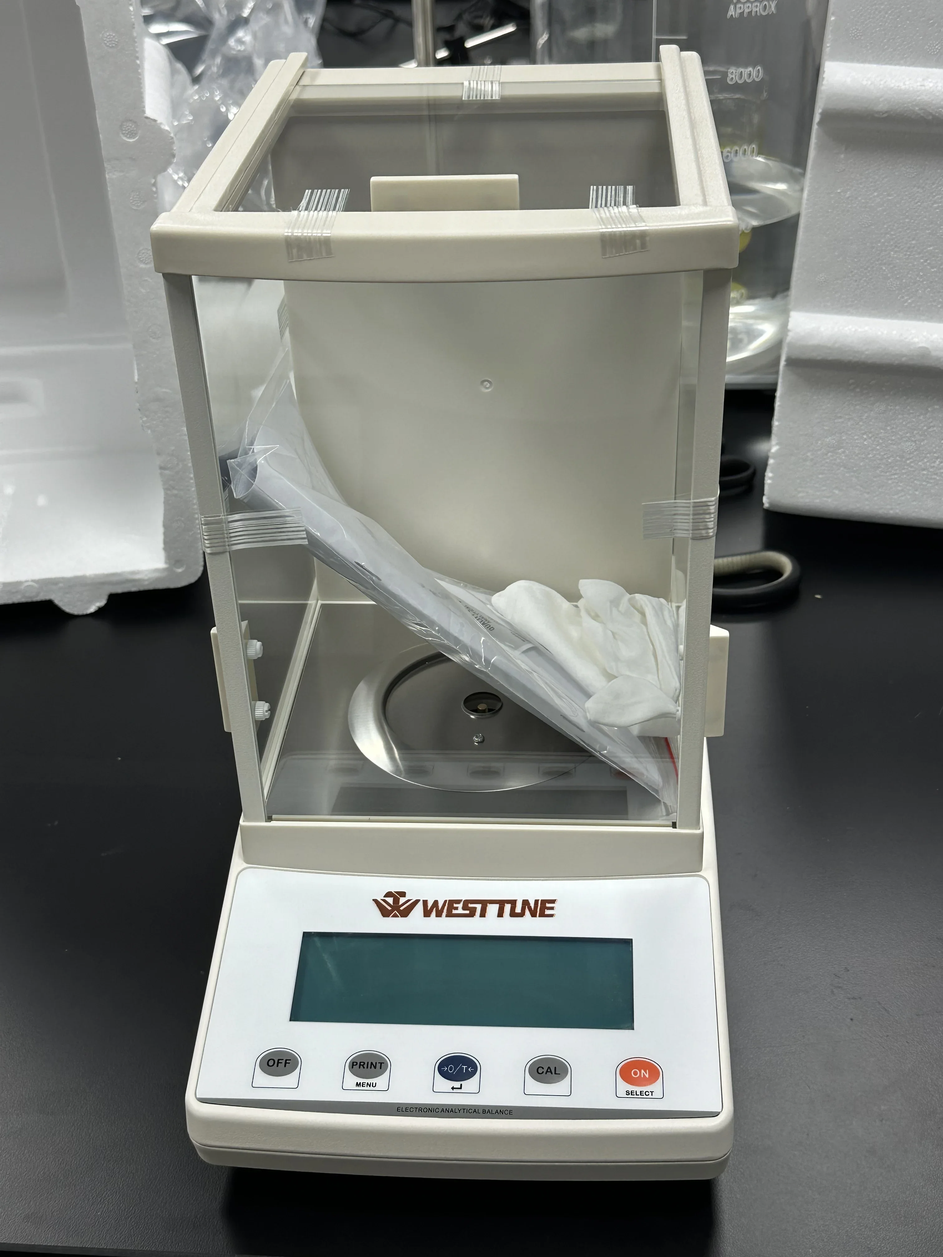 WESTTUNE JA503 500g 1mg ميزان تحليلي للمختبر ميزان إلكتروني دقيق معايرة خارجية