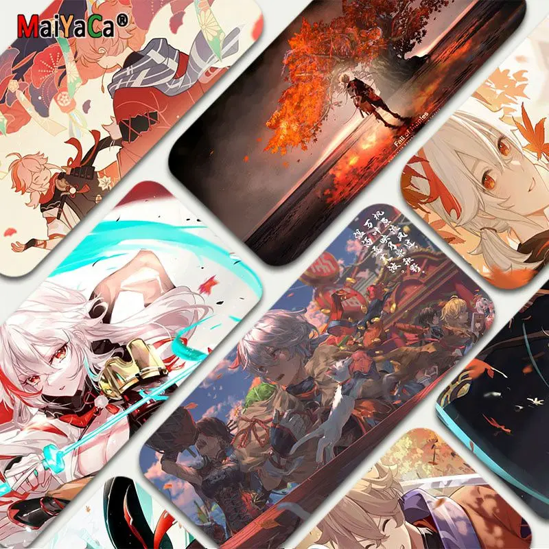 

Genshin Impact Kaedehara Kazuha XL Lockedge Anime Gaming Mouse Pad Keyboard Mouse Mat Desk Mat Accessories for PC Gamer Mousemat