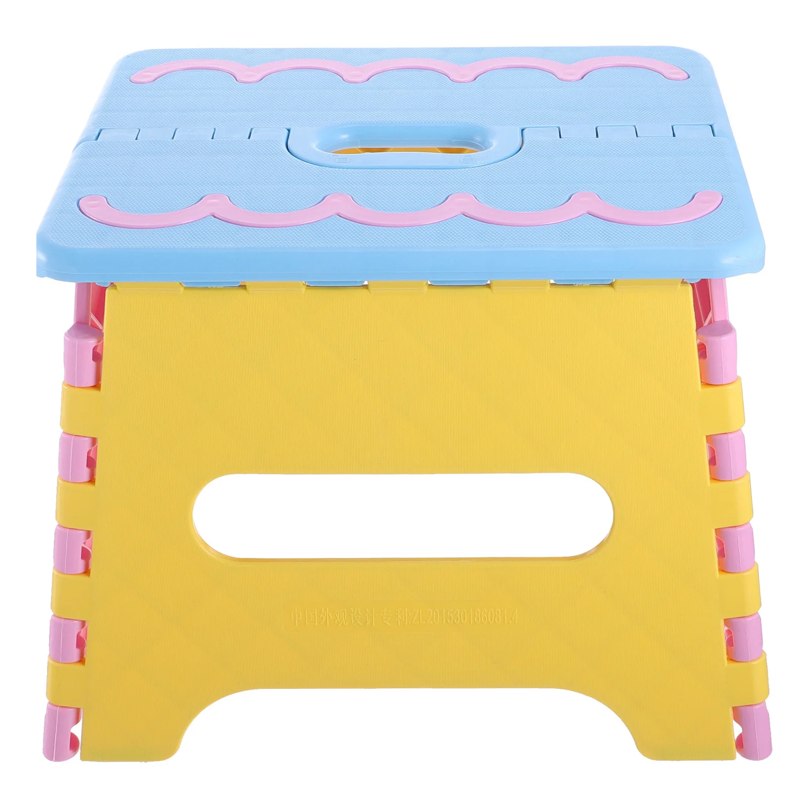 1Pcs Portable Folding Step Stool Plastic Foldable Stool for Kitchen Bathroom Outdoor Camping Fishing Use