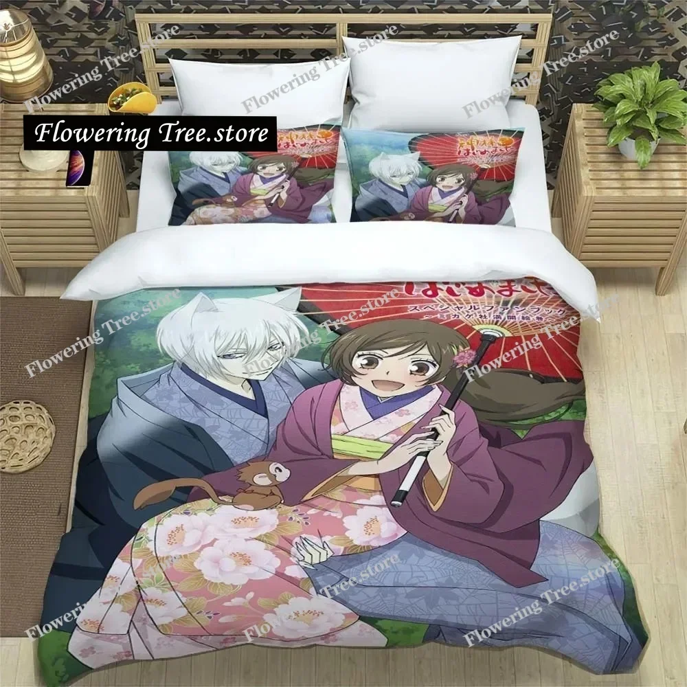 Cartoon K-Kamisama Kiss Sheets Quilt Covers Bedding Dormitory Sheets Three-piece Bedding Set Soft Warm Bedding Set