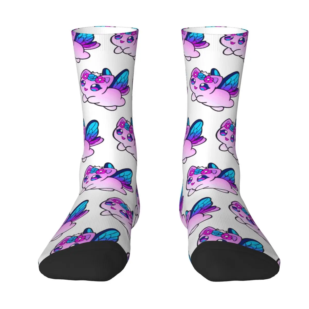 Aphmau Meow Plushies Anime Cats Stockings Graphic Gothic Socks Autumn Non Slip Socks Men Climbing Quality Socks