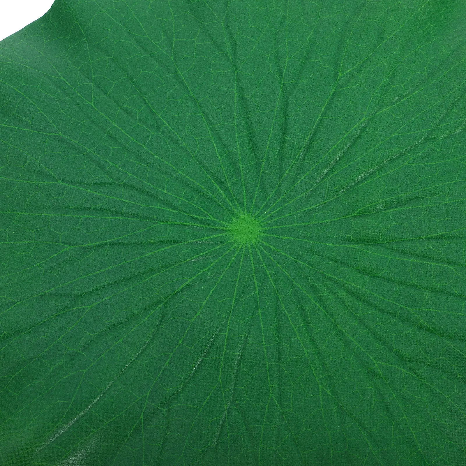 15 hojas decorativas de loto para estanque, adorno de hojas simuladas que mantiene la superficie del agua brillante, ideal para la instalación de fuentes, color verde