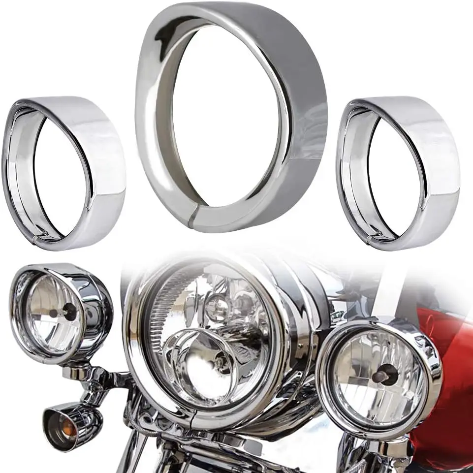 Motorcycle Headlight Trim Visor Ring 7\