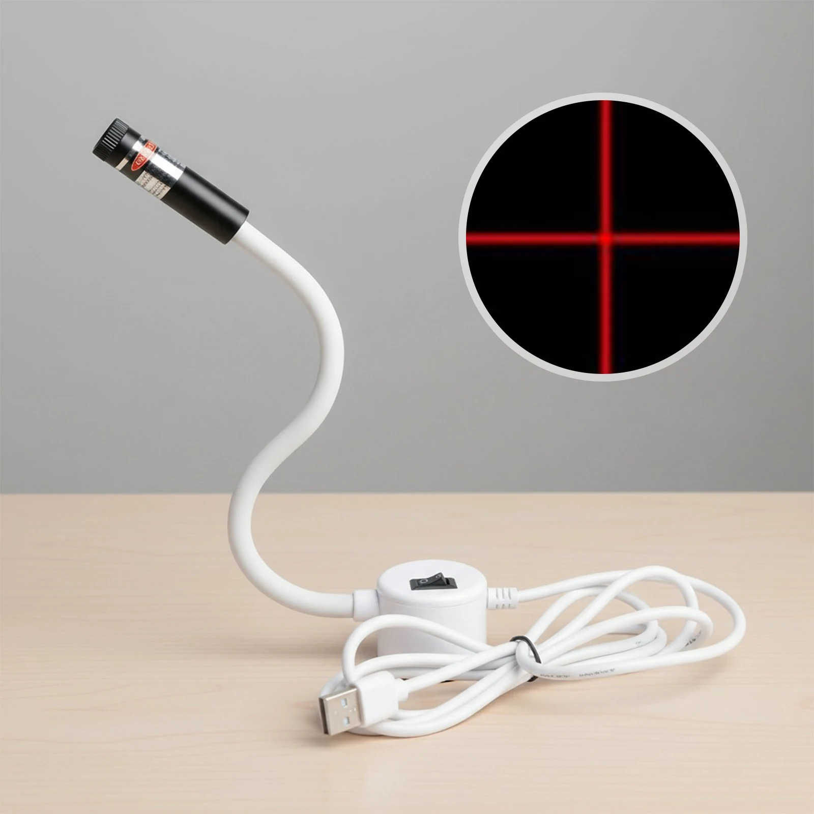 Magnetic Positioning Quilting Light with Adjustable Dot/Straight Line/Crosshair Light Magnetic Attachment for Precise Stitching