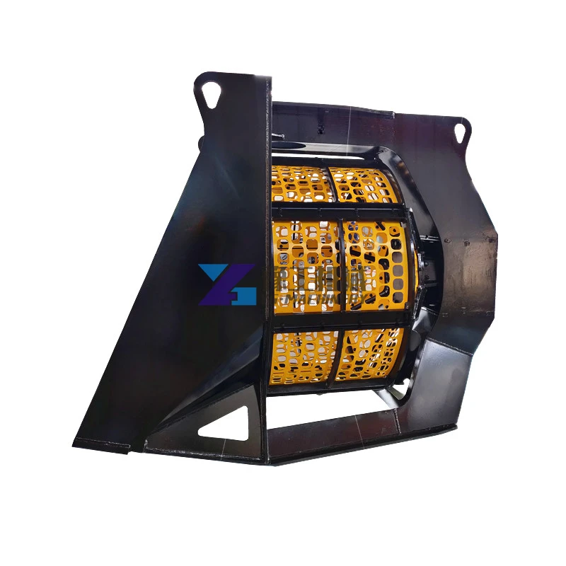 Hydraulic Rotate Screen Bucket for 20 Ton Excavator Model YGBS200 with Loading Capacity 2CBM