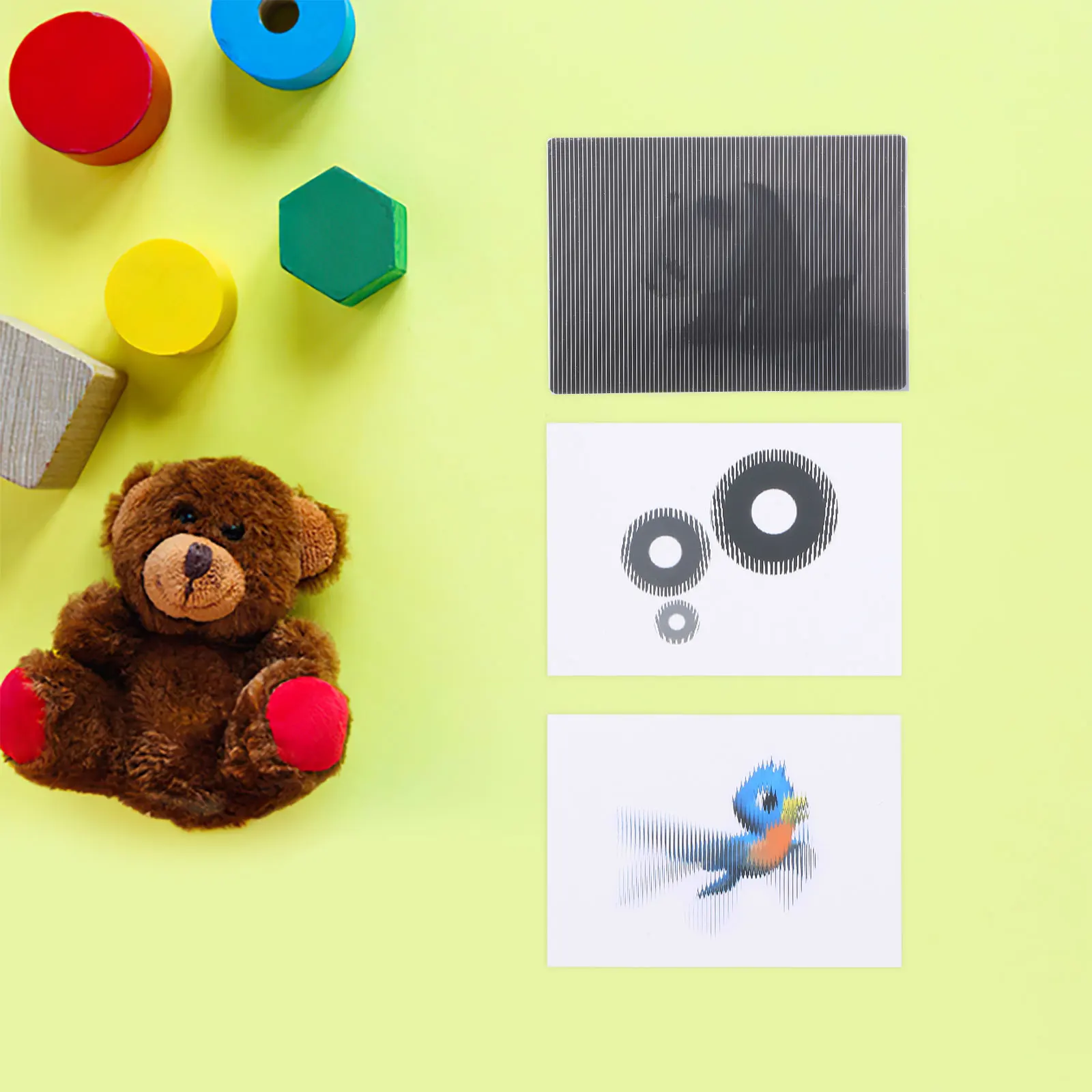 

Raster Animation Kids Science Kit Grating Strip Visual Toy DIY Project Experiment Teaching Aids