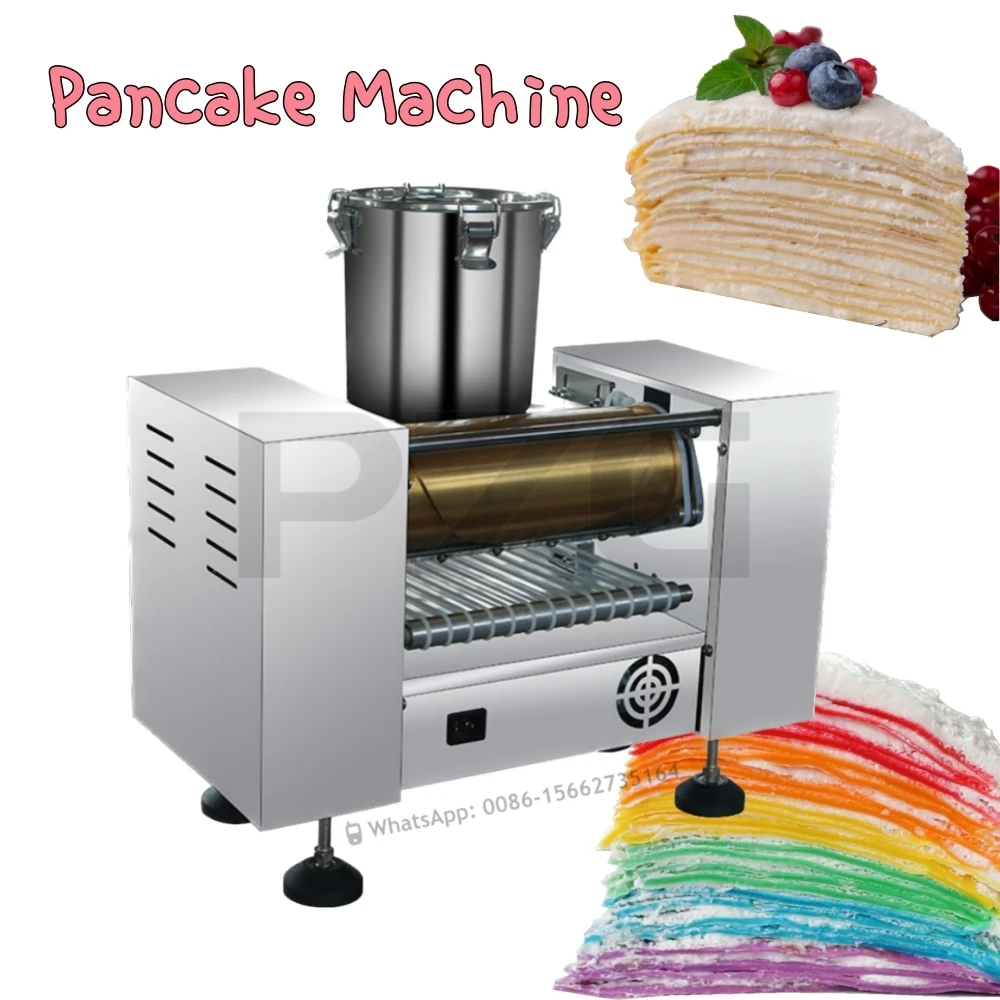 Multi-Functional 6/8/9/10 Inch Electric Crepe Cake Maker Pancake Crepe Layer Skin Making Machine Roast Duck Pancake Machine