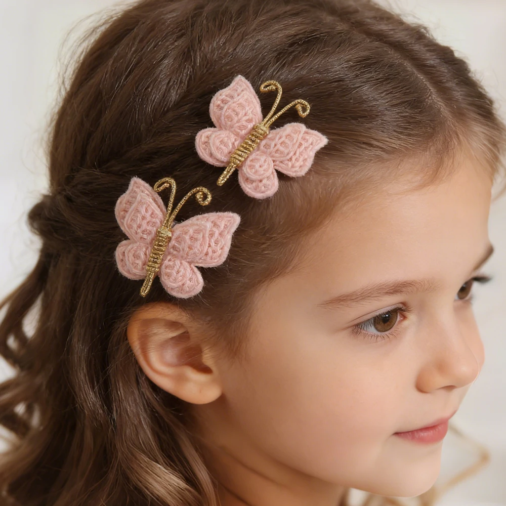 8pcs/set Girls' Hair Accessories, A Set of 4 Sweet Cute Bow Hair Clips, Decorative Hair Clips for Children, Babies, Teenagers