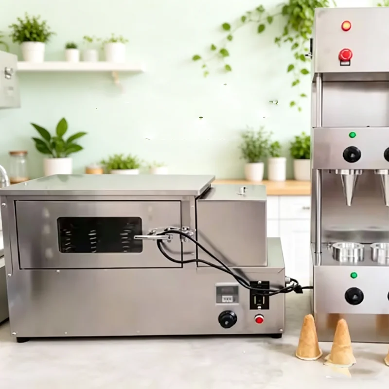 Waffle Cone Maker - Новая автоматическая мини-линия для производства съедобных