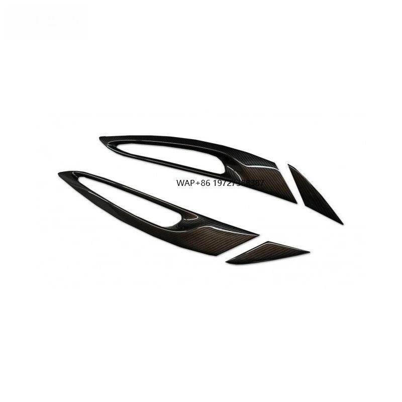 N Style Prepreg Dry Carbon Fiber Front Hood Vent Trim for 812 Superfast GTS Body Kit Aerokit