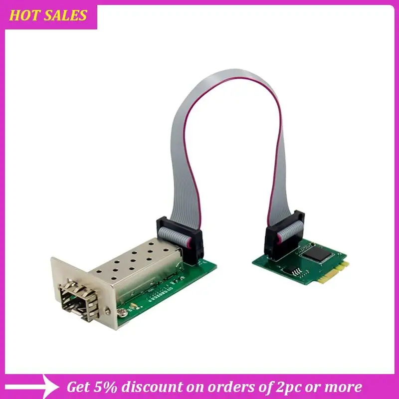 

M.2 A E Key SFP Single Fiber Port Network Card, Gigabit Ethernet 10/100/1000Mbps NIC I210AS,Requisite