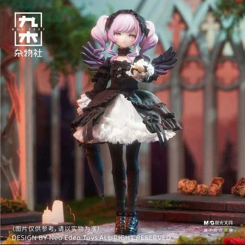 

Jiumu Shop Mjd Articulated Figure Guangyan Twin Dark Wing Lolita Trendy Collectible Doll Designer Toy Hang Card For Collection