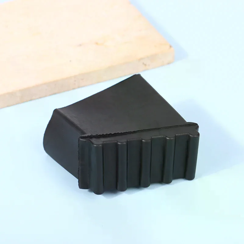 1 pçs antiderrapante escada cobre dobrável pés pé almofada perna protetor de pára-choques de borracha almofadas passo anti-deslizamento capa almofada de proteção