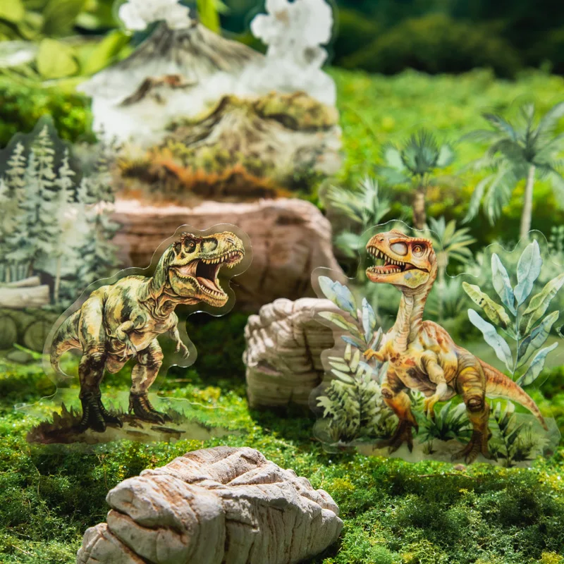 

Бумага 4, стиль, 15 шт./упак., наклейки для домашних животных, тема мира динозавров, забавные студенческие наклейки, справочник, декоративный коллаж «сделай сам»