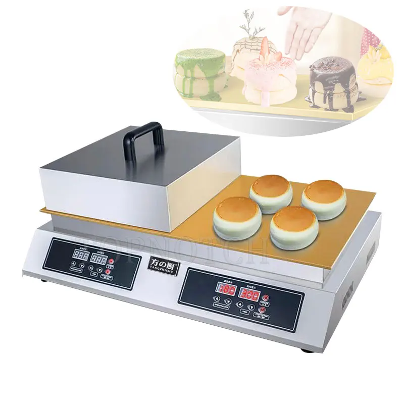 

Electric Dorayaki Baker Pan Fluffy Japanese Souffle Pancakes Machine