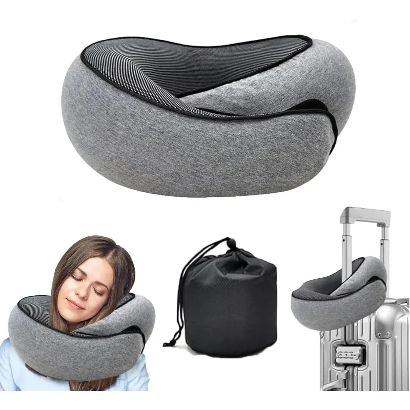 Travel Pillows for Airplanes,  Memory Foam Travel Pillow Neck Pillow for Traveling Suitable for Airplanes,Offices and Cars