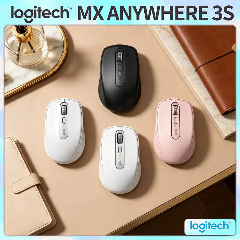 

Office MX Anywhere 3S - 8000 DPI, 3-Device Bluetooth, Fast Charge, Perfect for Sports Store Desk Daily Routine Work Flow