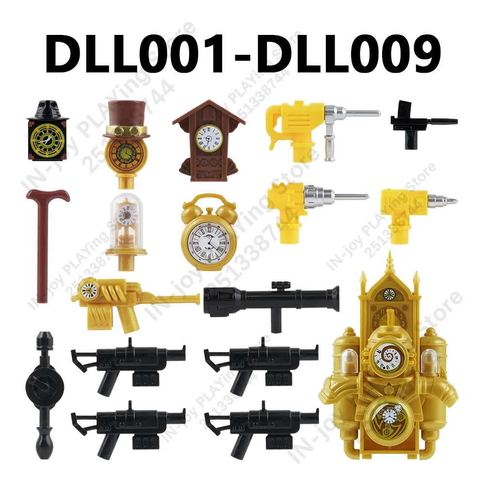 DLL001-009 Compatible Action Figure Parts DLL001 DLL002 DLL003 DLL004 DLL005 DLL006 DLL007 DLL008 DLL009 Blocks Accessories Toys