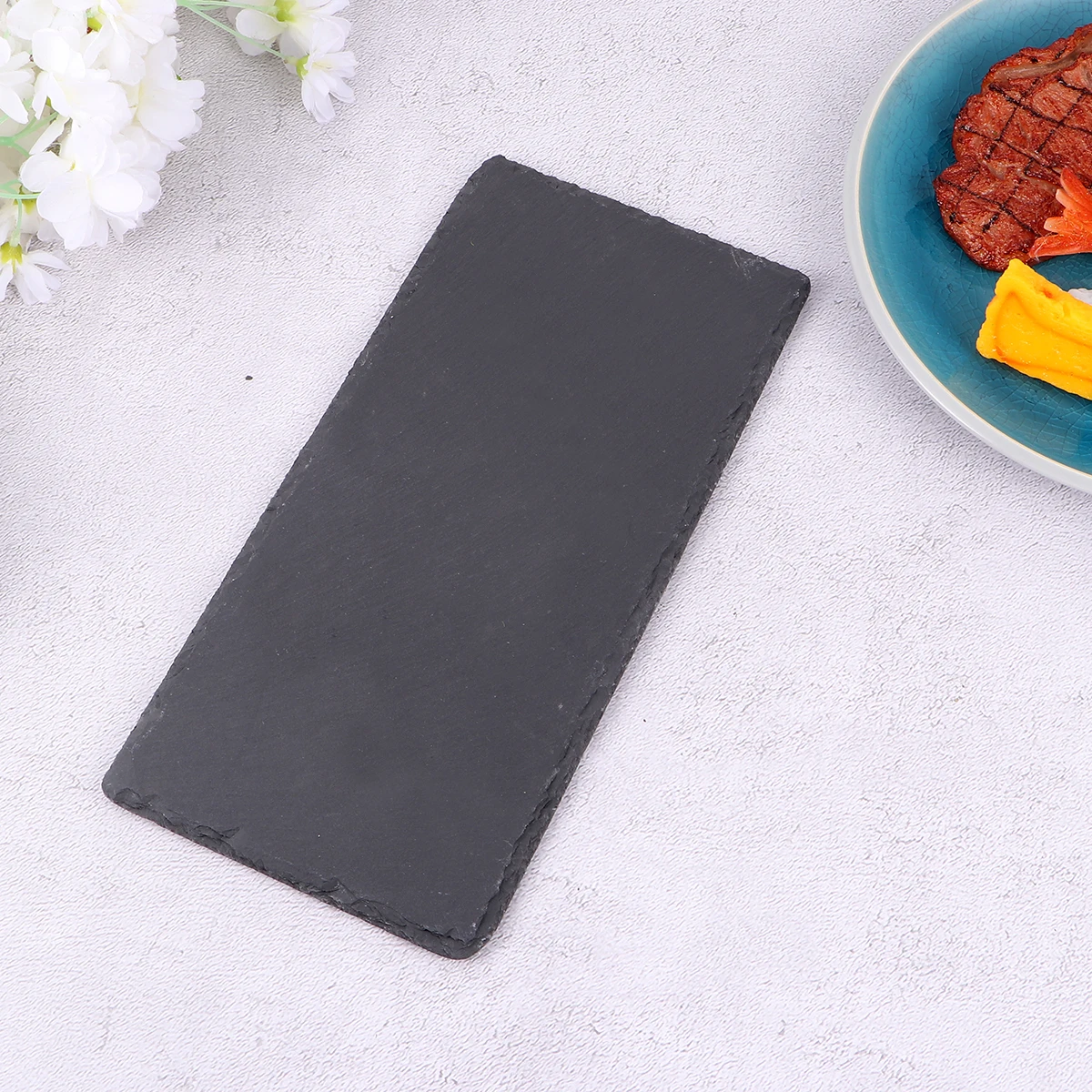 

Rock Plate Barbecue Dish Banquet Serving Dishes for Grill Tray Advanced Outdoor